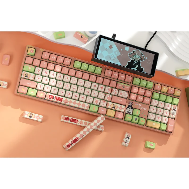 Akko Spy x Family 5108B Plus Multi-Mode RGB Hot-Swappable Mechanical Keyboard (Akko V3 Piano Pro Switch)