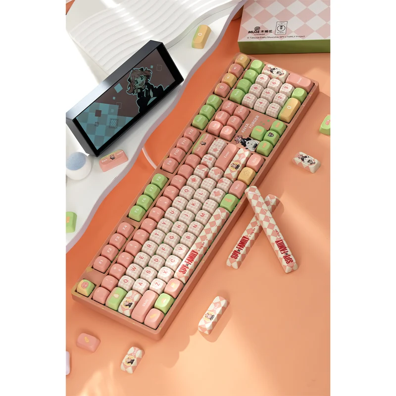 Akko Spy x Family 5108B Plus Multi-Mode RGB Hot-Swappable Mechanical Keyboard (Akko V3 Piano Pro Switch)