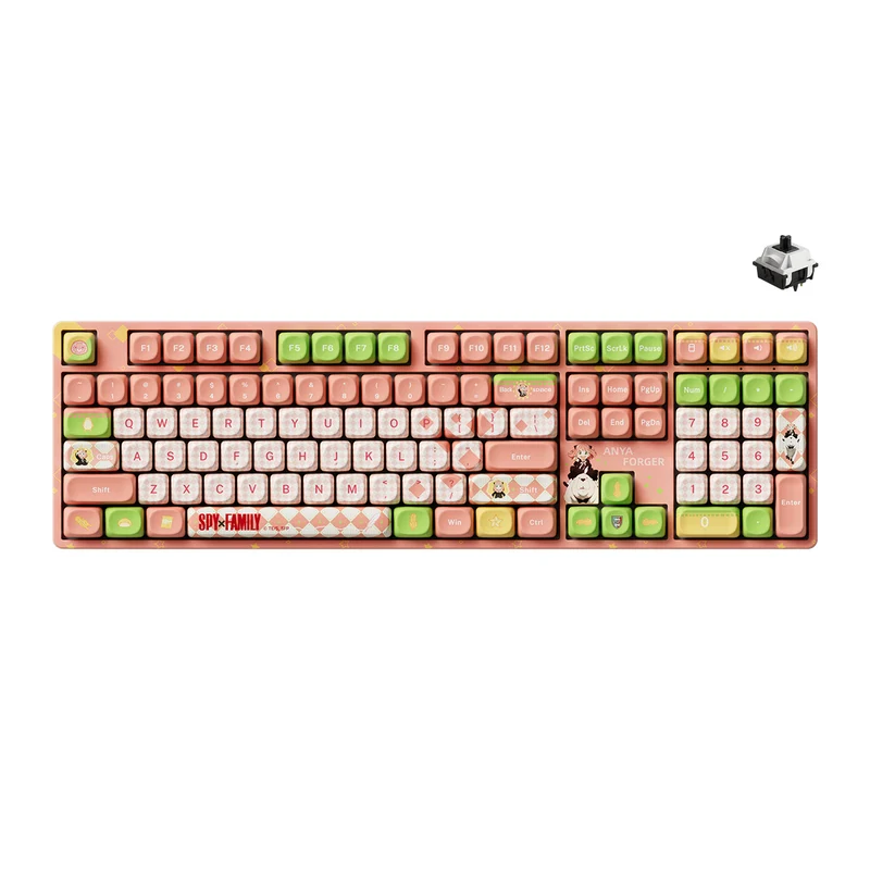 Akko Spy x Family 5108B Plus Multi-Mode RGB Hot-Swappable Mechanical Keyboard (Akko V3 Piano Pro Switch)
