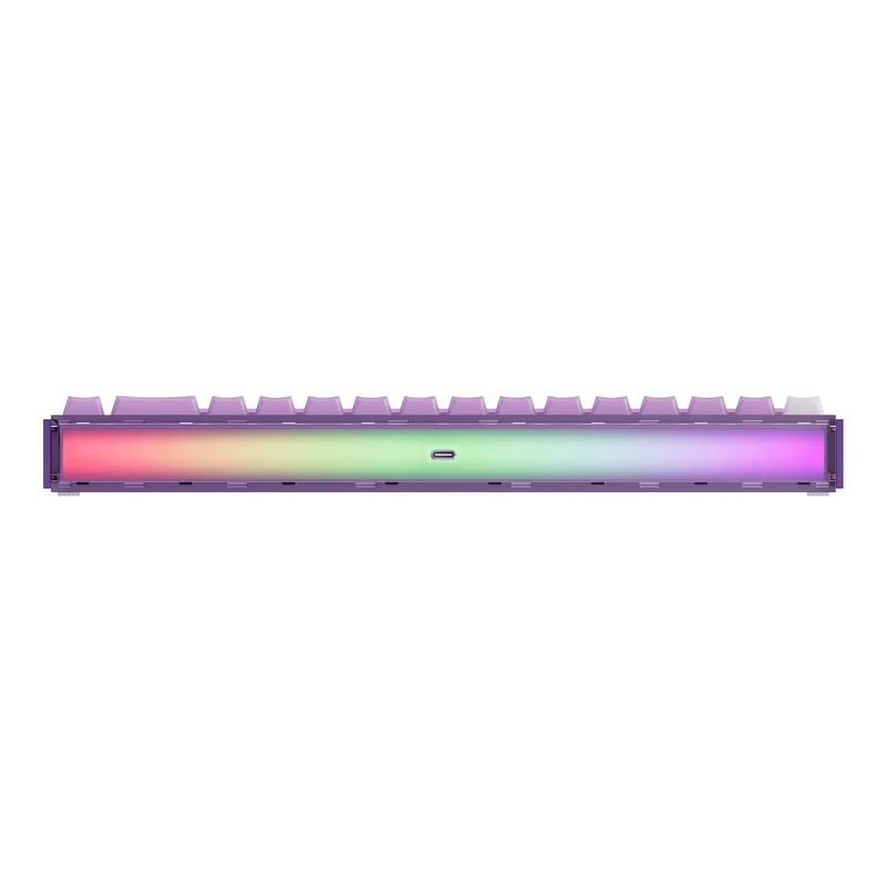 Akko Ray68 RGB Wired Mechanical Keyboard (Misty Purple & White) (Akko AstroAim Magnetic Switch) (101-RA68B-003)