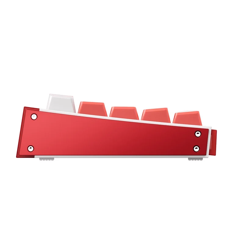 Akko Ray68 RGB Wired Mechanical Keyboard (Misty Red & White) (Akko AstroAim Magnetic Switch) (101-RA68B-004)