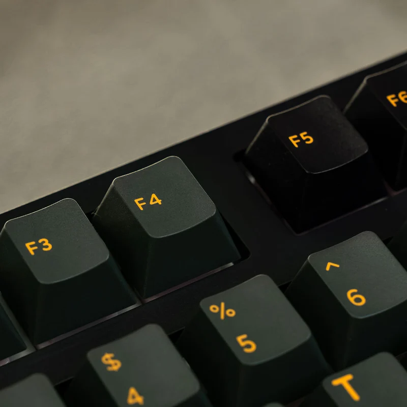 Akko Black & Gold 3108 V3 Wired Mechanical Keyboard (Akko Frost Pink Switch)