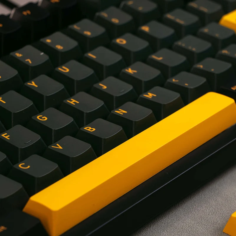 Akko Black & Gold 3108 V3 Wired Mechanical Keyboard (Akko Frost Pink Switch)