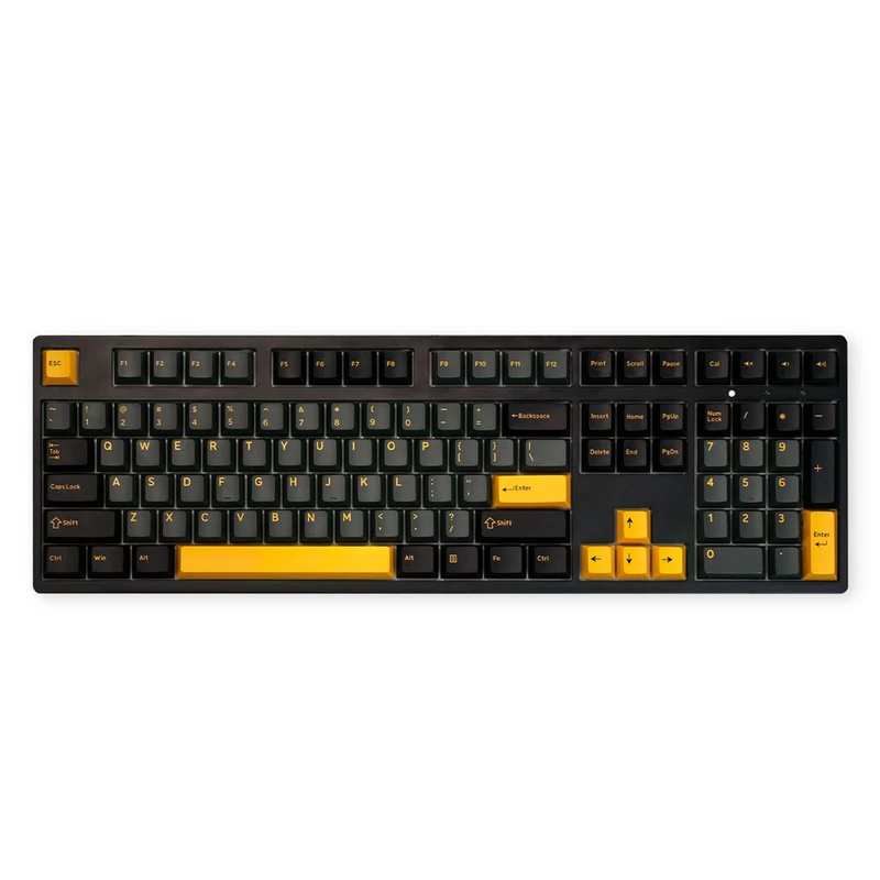 Akko Black & Gold 3108 V3 Wired Mechanical Keyboard (Akko Frost Pink Switch)