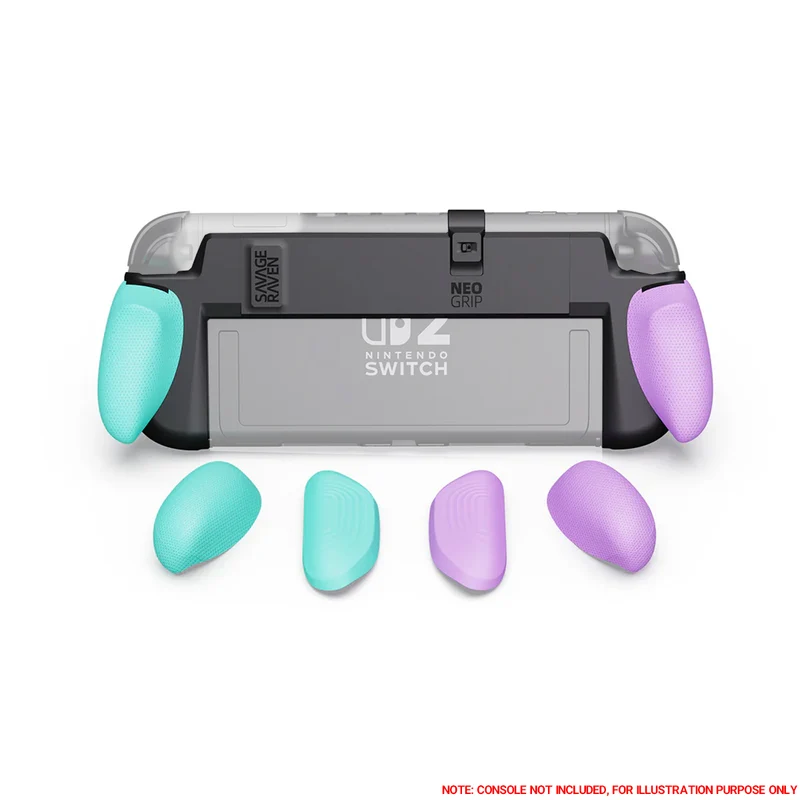 Skull & Co. NeoGrip for Nintendo Switch 2 (Light Purple/Light Green, Light Purple/Light Green Limited Edition)