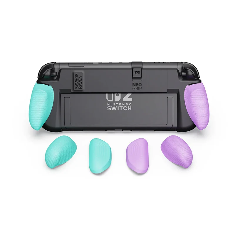 Skull & Co. NeoGrip for Nintendo Switch 2 (Light Purple/Light Green, Light Purple/Light Green Limited Edition)