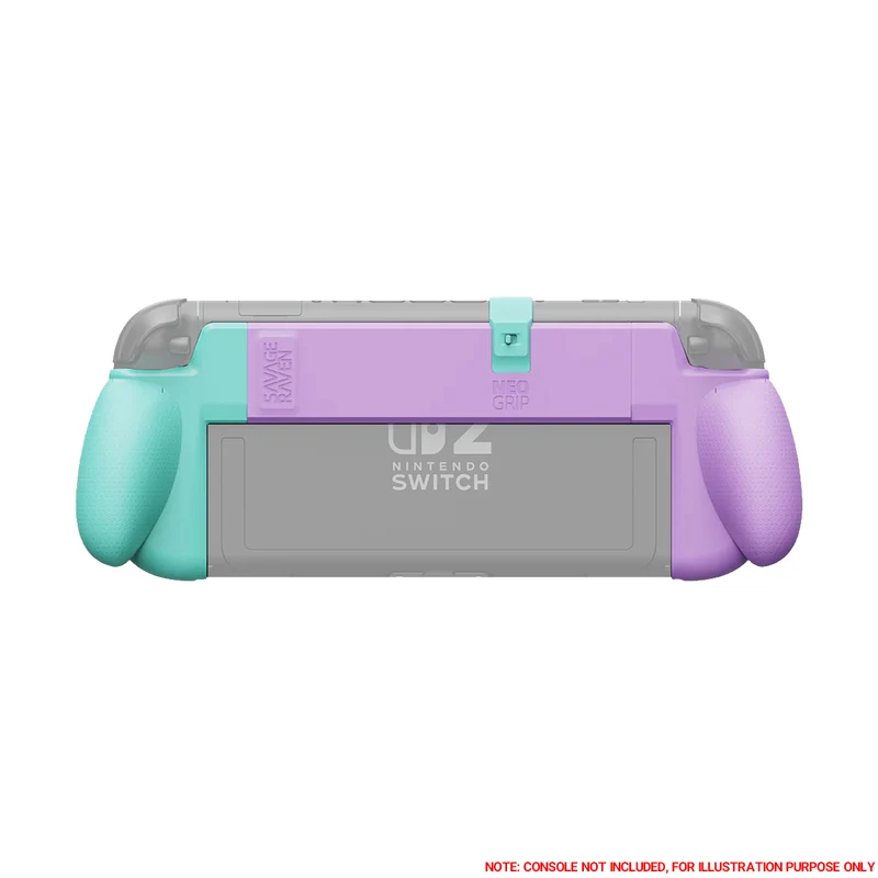 Skull & Co. NeoGrip for Nintendo Switch 2 (Light Purple/Light Green, Light Purple/Light Green Limited Edition)