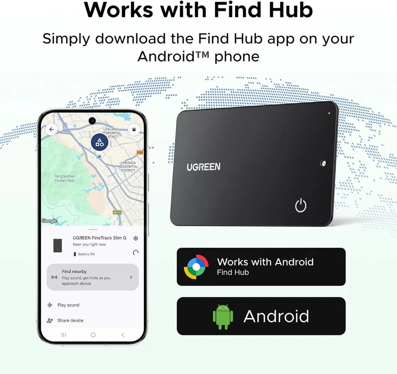 Ugreen Finder Slim Pro for Apple & Google (Black) (CM915/75644)