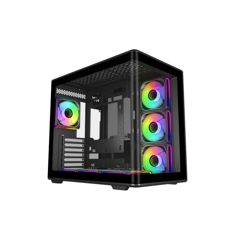 Cooler Master Elite 600 TG ATX Mid-Tower PC Case with USB-C Port (Black ARGB, White ARGB) (E600-KGNN-S02, E600-WGNN-S02)