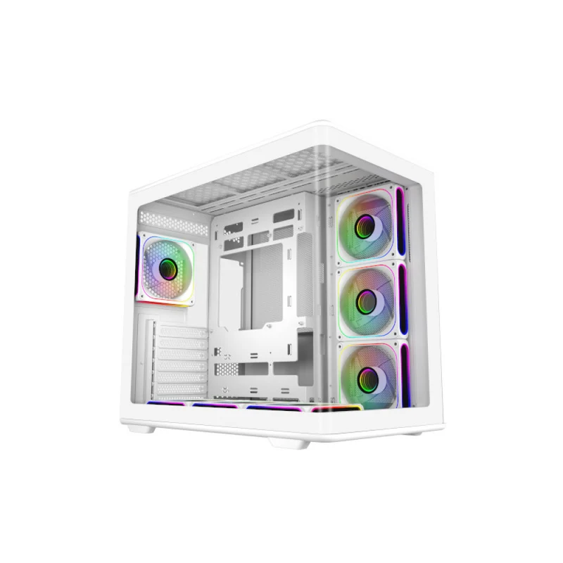 Cooler Master Elite 600 TG ATX Mid-Tower PC Case with USB-C Port (Black ARGB, White ARGB) (E600-KGNN-S02, E600-WGNN-S02)