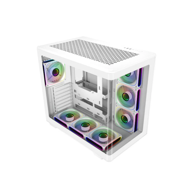 Cooler Master Elite 600 TG ATX Mid-Tower PC Case with USB-C Port (Black ARGB, White ARGB) (E600-KGNN-S02, E600-WGNN-S02)