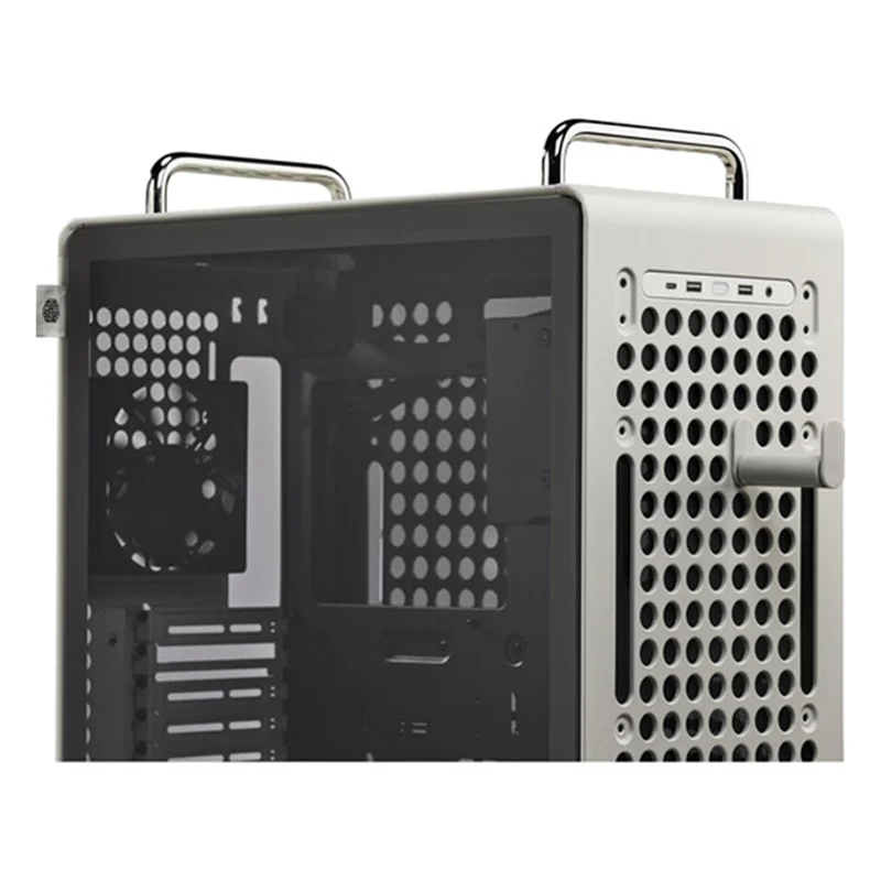 Cooler Master QUBE 540 ATX Mid-Tower PC Case (Moonstone, Stardust Iron) (Q540-LGNN-S00, Q540-MGNN-S00)
