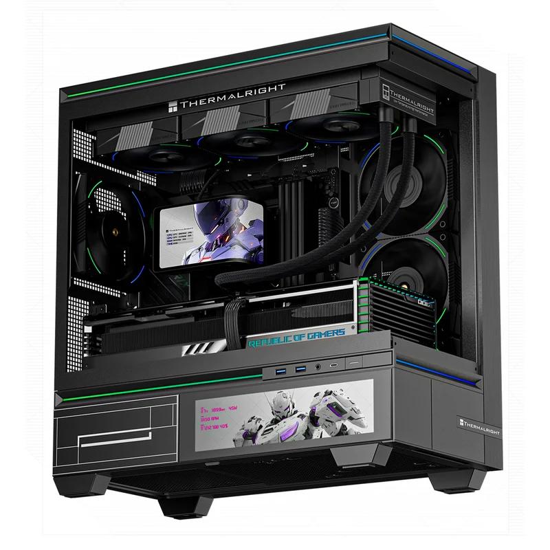 Thermalright Wonder Vision 360 Turbo ARGB AIO CPU Liquid Cooler (Black, White)