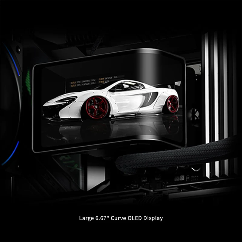 Thermalright Wonder Vision 360 Turbo ARGB AIO CPU Liquid Cooler (Black, White)