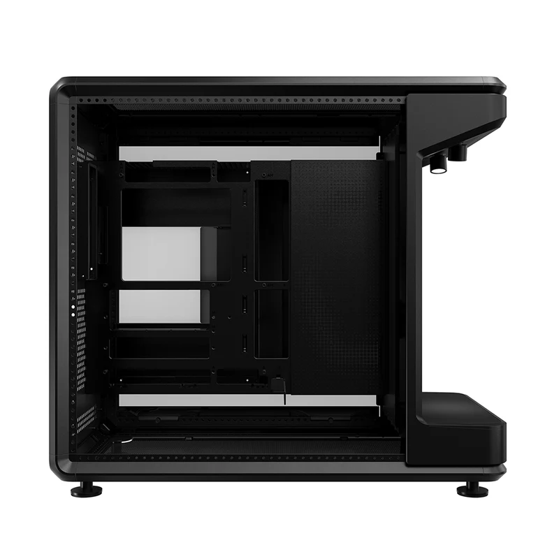 Cooler Master MasterFrame 360 Stage LCD TG ATX Mid-Tower PC Case (Black) (MF360-KHNN-S02)