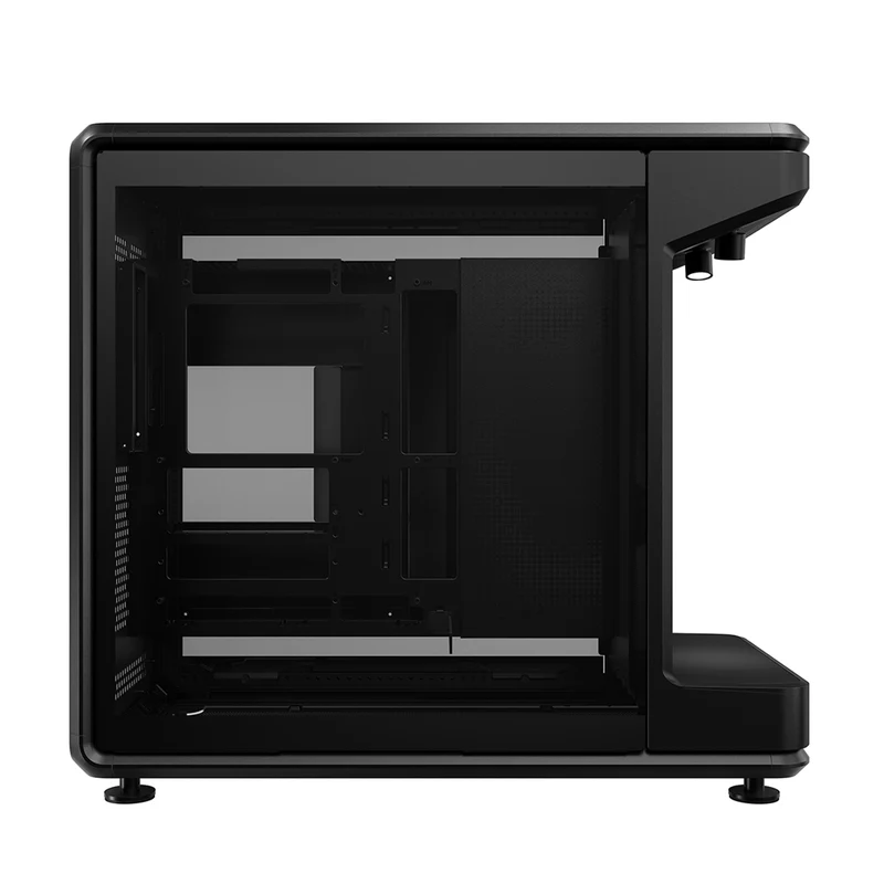 Cooler Master MasterFrame 360 Stage LCD TG ATX Mid-Tower PC Case (Black) (MF360-KHNN-S02)