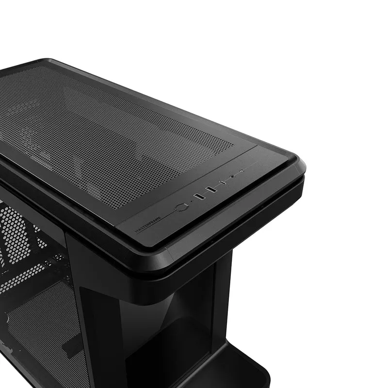 Cooler Master MasterFrame 360 Stage LCD TG ATX Mid-Tower PC Case (Black) (MF360-KHNN-S02)
