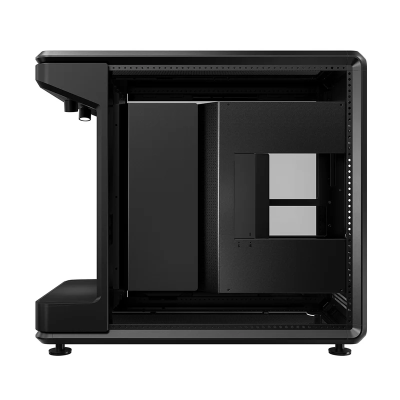 Cooler Master MasterFrame 360 Stage LCD TG ATX Mid-Tower PC Case (Black) (MF360-KHNN-S02)
