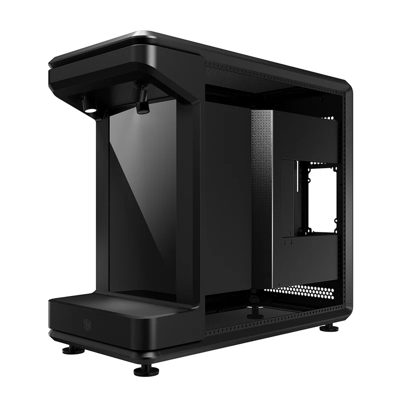 Cooler Master MasterFrame 360 Stage LCD TG ATX Mid-Tower PC Case (Black) (MF360-KHNN-S02)