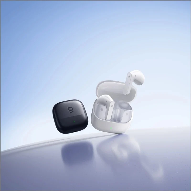 Baseus Bass BS1 NC Semi-in-Ear True Wireless Earbuds (Cosmic Black, Moon White) (A0010102, A0010103)