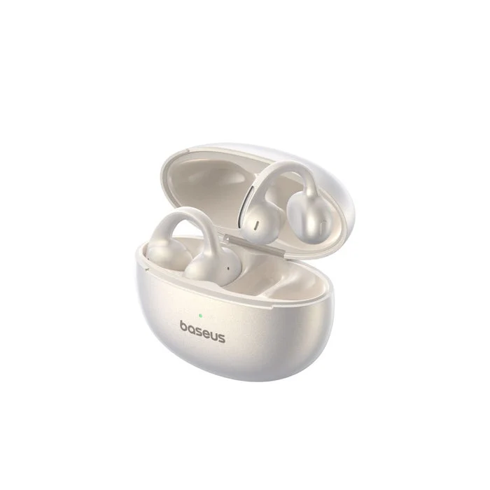 Baseus Bowie MC1 Pro Open-Ear True Wireless Earbuds (Cosmic Black, Stellar White, Galaxy Natural Titanium)