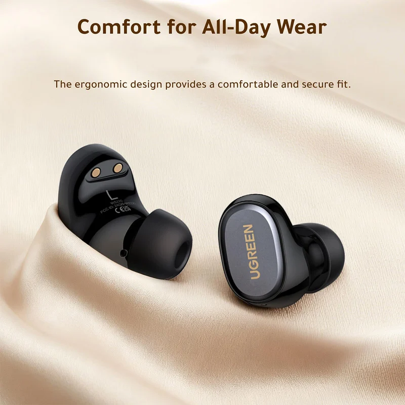 Ugreen Dots True Wireless Earbuds (Black, White) (WS220/75628, WS220/75627)