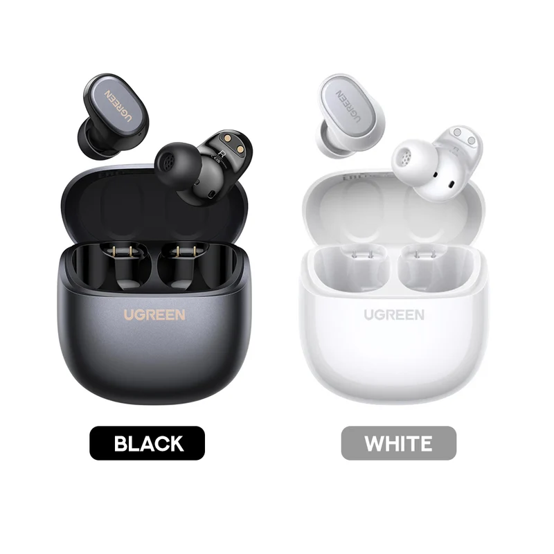 Ugreen Dots True Wireless Earbuds (Black, White) (WS220/75628, WS220/75627)