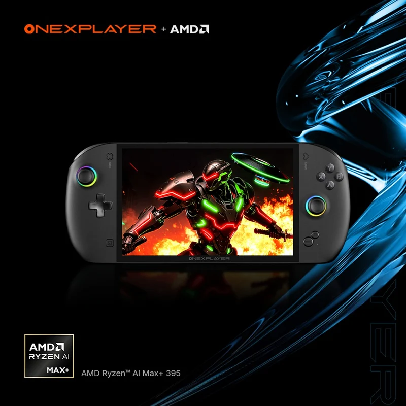 OneXPlayer APEX Standard Version AMD Ryzen AI Max+ 395 8" Full IPS LCD Screen 48GB RAM LPDDR5x 1TB SSD Windows 11 Handheld Gaming Console + APEX Charger + APEX Storage Case