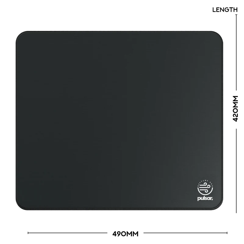 Pulsar Neptune Pro Premium eSports Mousepad Firm Fast Speed XL (490x420x3mm) (Jet Black) (PNTFRXLJB)