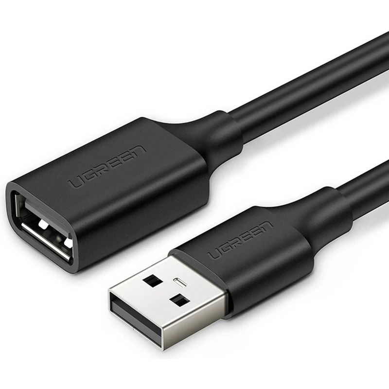 Ugreen USB 2.0 A Male to Female Extension Cable - 0.5m (Black) (US103/10313)