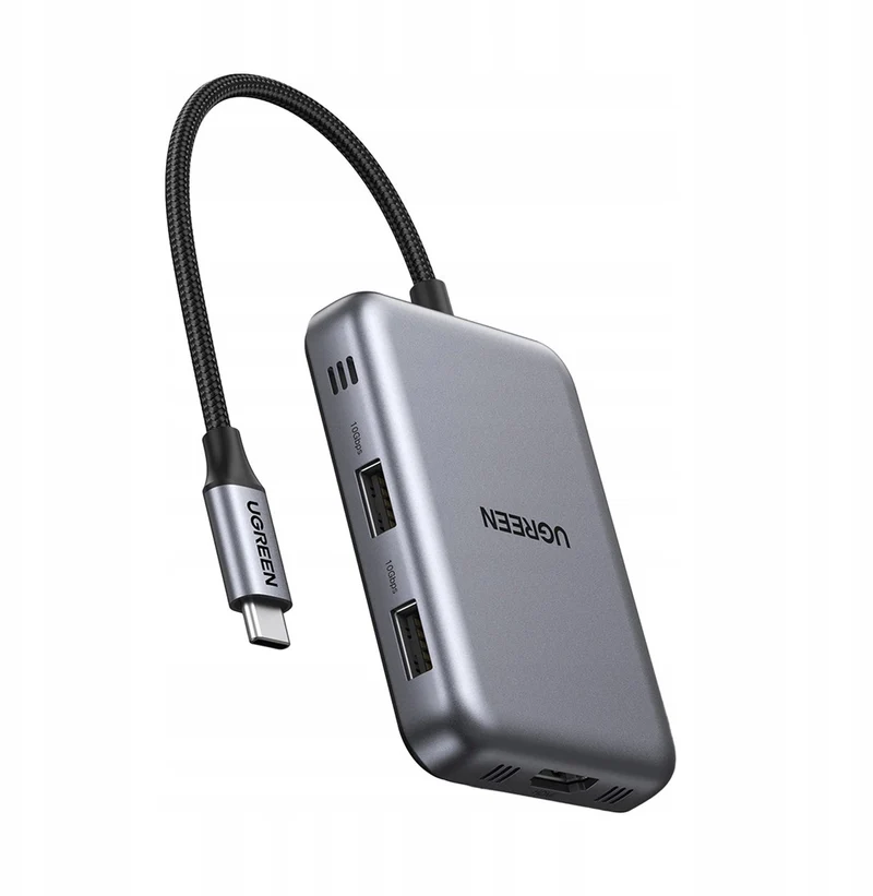 Ugreen Magnetic 7-in-1 USB-C Hub - USB-C to HDMI + 2xUSB-A 3.2 + USB-C 3.2 + PD + SD + TF (CM896/65759)