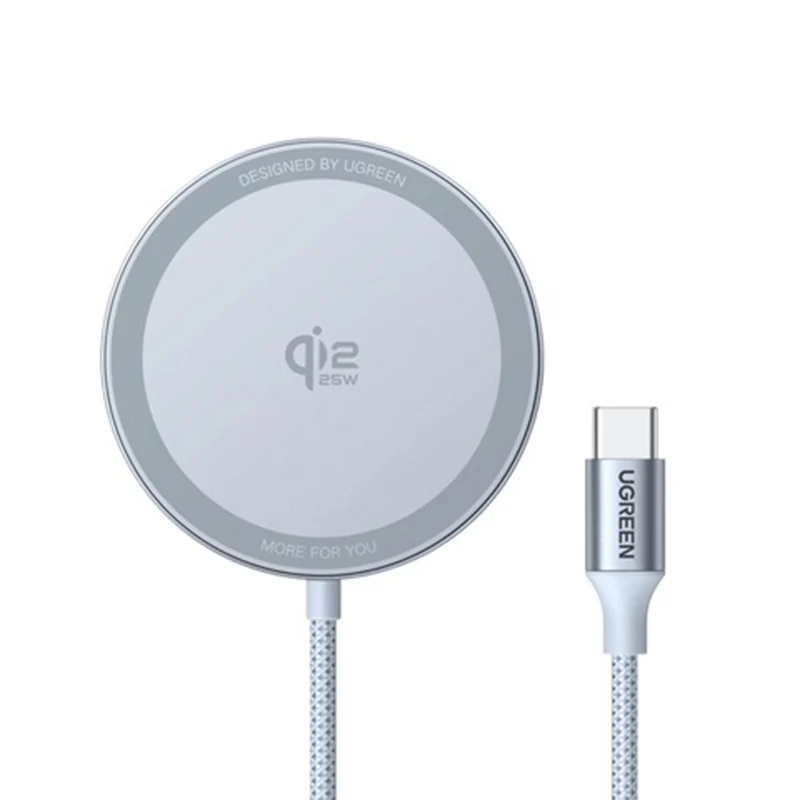 Ugreen MagFlow Qi2 25W Magnetic Wireless Charger for iPhone/AirPods (W753/55959)