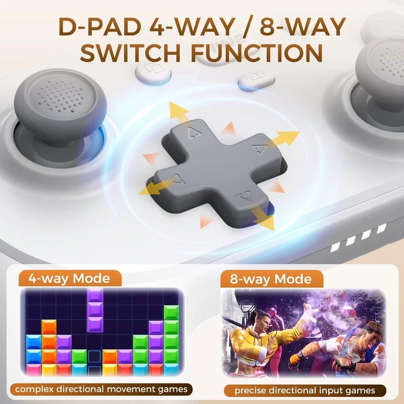 IINE Anthena Wireless Controller PC Version for Nintendo Switch / Phone / PC (Grey, White)