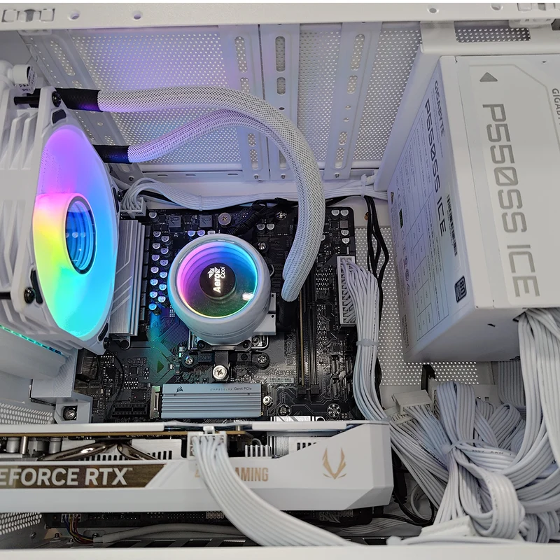 Sigma C6 Max White Desktop Gaming PC | AMD Ryzen 5 7500F | 16GB RAM | 1TB SSD | RTX 5060 | Windows 11 Pro