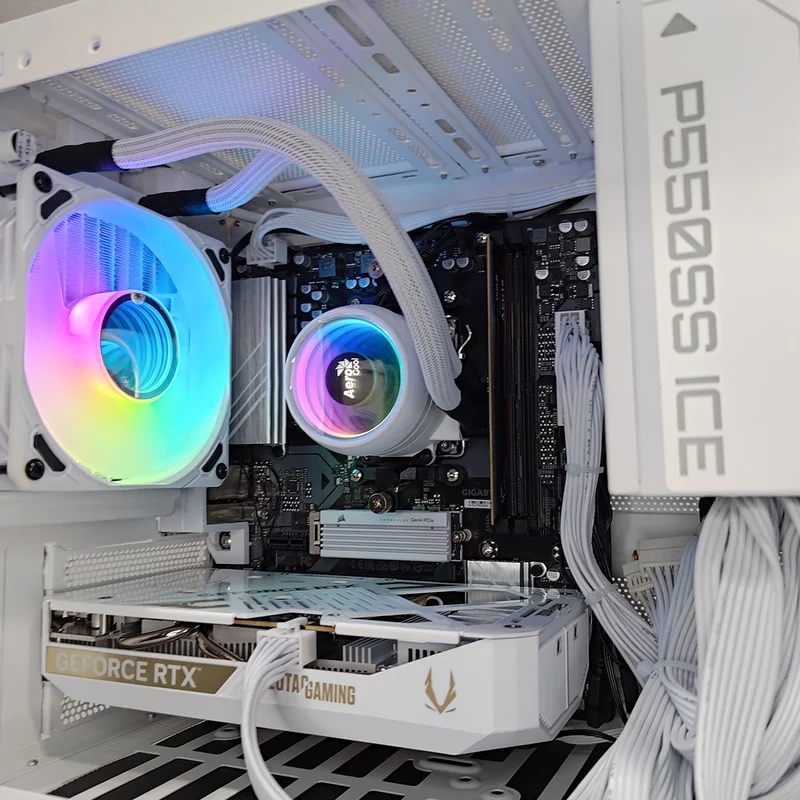 Sigma C6 Max White Desktop Gaming PC | AMD Ryzen 5 7500F | 16GB RAM | 1TB SSD | RTX 5060 | Windows 11 Pro