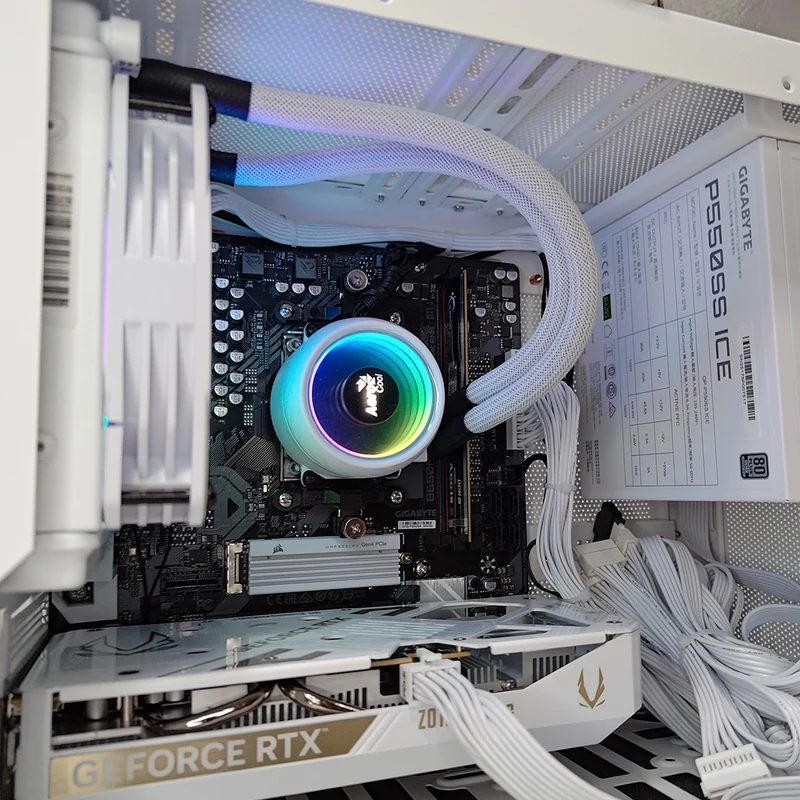 Sigma C6 Max White Desktop Gaming PC | AMD Ryzen 5 7500F | 16GB RAM | 1TB SSD | RTX 5060 | Windows 11 Pro