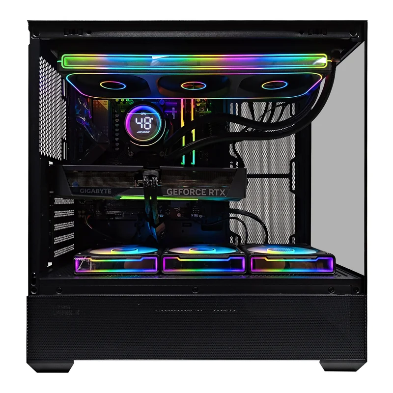 Optima V40E Black Desktop Gaming PC | AMD Ryzen 7 8700G | 32GB RAM | 1TB SSD | RTX 5070 OC | Windows 11 Pro