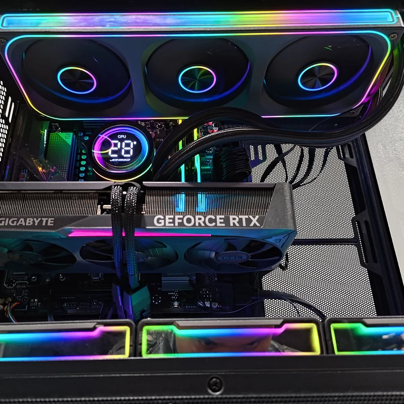 Optima V40E Black Desktop Gaming PC | AMD Ryzen 7 8700G | 32GB RAM | 1TB SSD | RTX 5070 OC | Windows 11 Pro