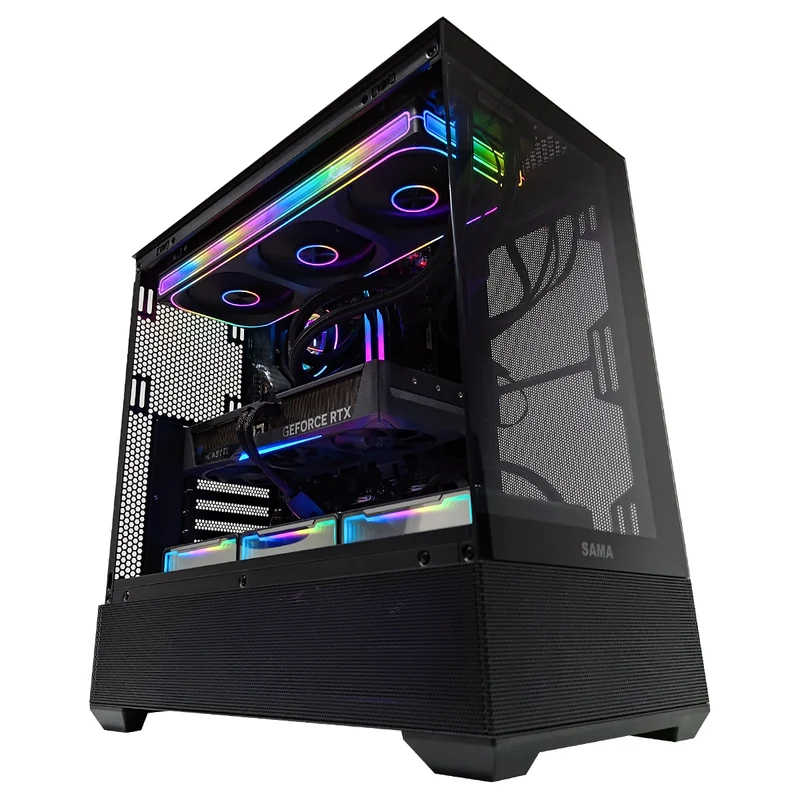 Optima V40E Black Desktop Gaming PC | AMD Ryzen 7 8700G | 32GB RAM | 1TB SSD | RTX 5070 OC | Windows 11 Pro