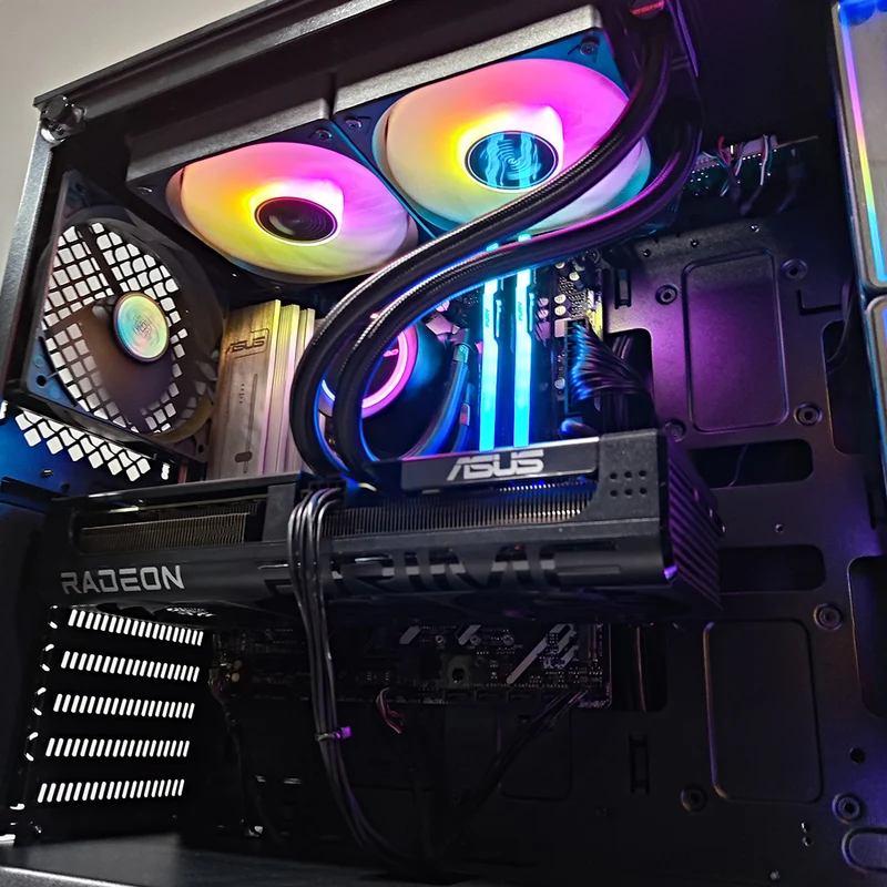 Aurora Matrexx 50 Black Desktop Gaming PC | AMD Ryzen 5 9500F | 16GB RAM | 1TB SSD | RX 9060 XT | Windows 11 Pro