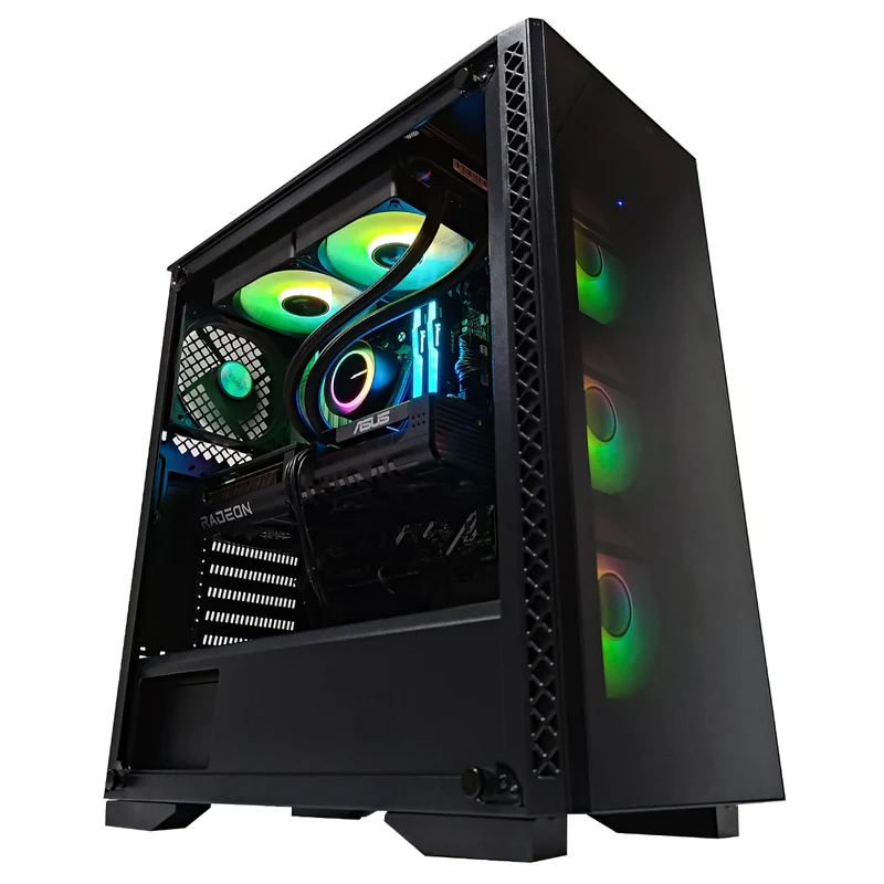 Aurora Matrexx 50 Black Desktop Gaming PC | AMD Ryzen 5 9500F | 16GB RAM | 1TB SSD | RX 9060 XT | Windows 11 Pro