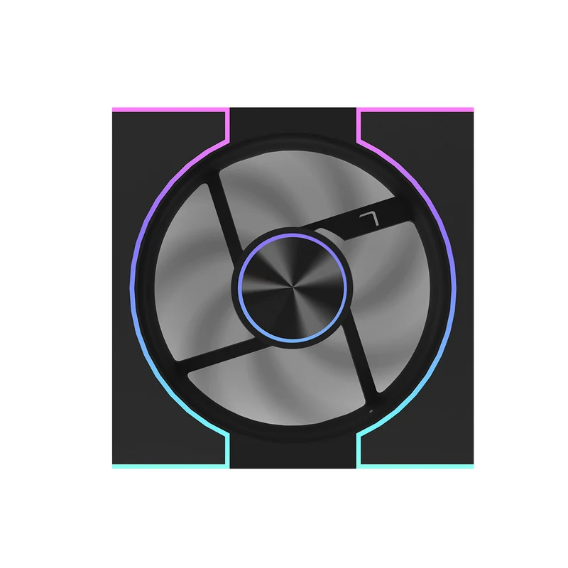 DarkFlash DM8 1-Pack SE PWM A-RGB Cooling Fan (Black, White)