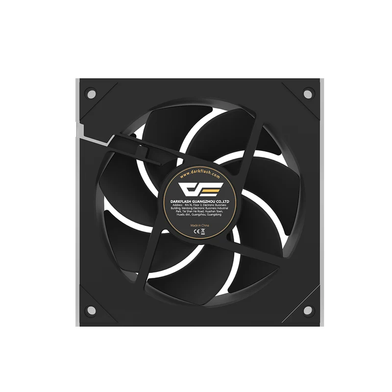 DarkFlash DM8 1-Pack SE PWM A-RGB Cooling Fan (Black, White)