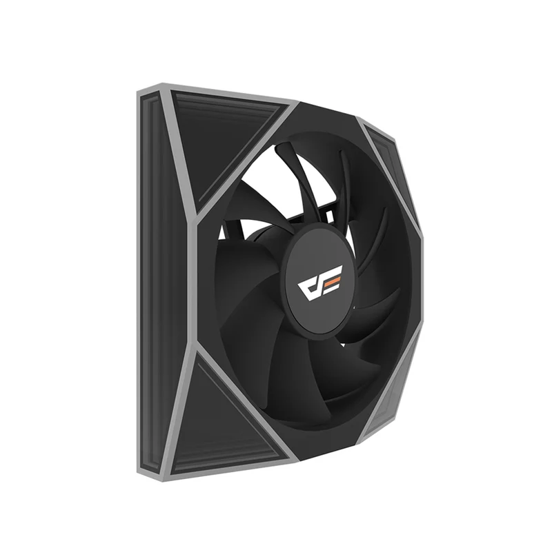 DarkFlash DM18R 1-Pack Reverse Blade ARGB Cooling Fan (Black, White)