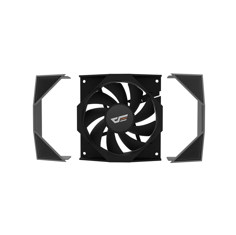 DarkFlash DM18R 1-Pack Reverse Blade ARGB Cooling Fan (Black, White)