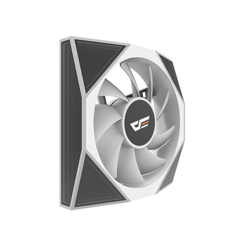 DarkFlash DM18R 1-Pack Reverse Blade ARGB Cooling Fan (Black, White)