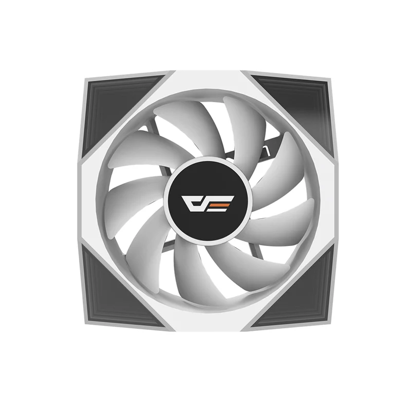 DarkFlash DM18R 1-Pack Reverse Blade ARGB Cooling Fan (Black, White)