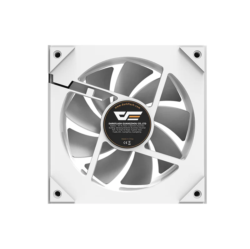 DarkFlash DM18R 1-Pack Reverse Blade ARGB Cooling Fan (Black, White)