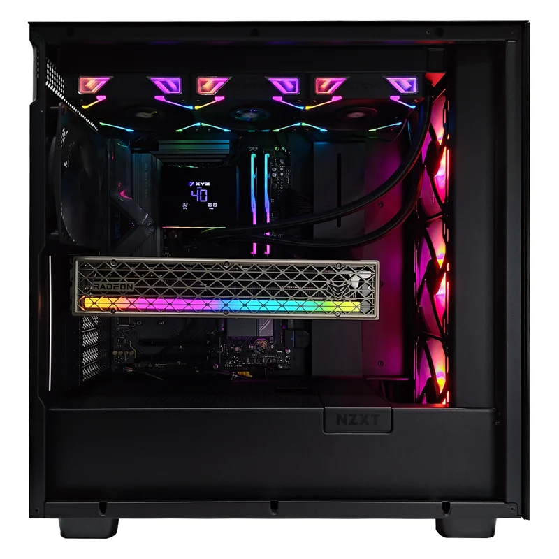 Optima H7 Elite Black Desktop Gaming PC | AMD Ryzen 7 7800X3D | 32GB RAM | 1TB SSD | RX 9070 | Windows 11 Pro