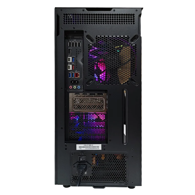 Optima H7 Elite Black Desktop Gaming PC | AMD Ryzen 7 7800X3D | 32GB RAM | 1TB SSD | RX 9070 | Windows 11 Pro